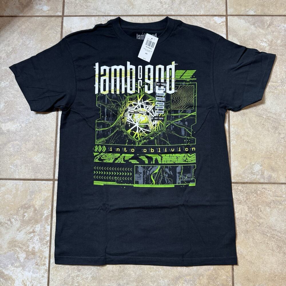 Lamb Of God Into Oblivion T-Shirt Size MEDIUM New With Tags